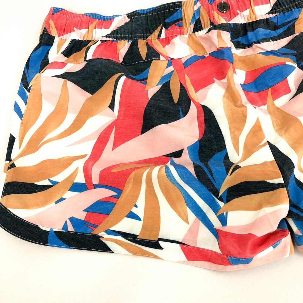 PRANA Women's Mariya Swim Shorts XL Tropics Print Floral Drawstring NWT - Picture 7 of 13